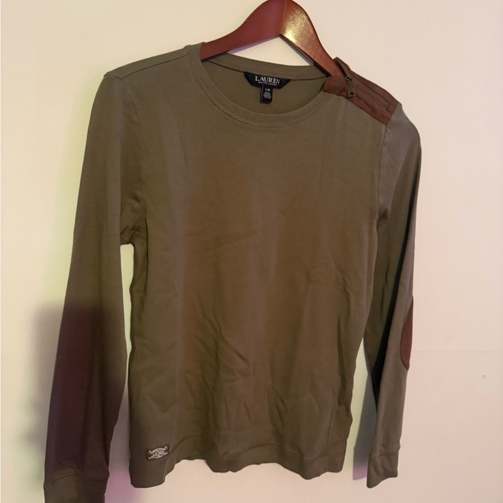 Ralph Lauren Olive Green Long Sleeve Shirt